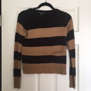 Brown/Black striped sweater